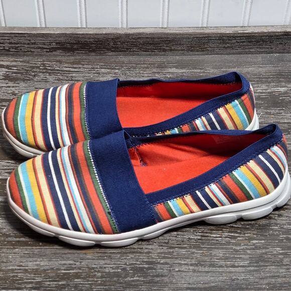 Lands End Women's Multicolor Slip On Comfort Walking Loafer Size 8.5 - Picture 3 of 6